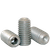 1/4"-20 x 5/8" Socket Set Screws, Cup Point, Zinc-Bake Cr+3, Coarse (UNC), Alloy Steel, Qty 100