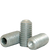 M8-1.25 x 45 mm Socket Set Screws, Cup Point, Metric Class 45H, Zinc-Bake Cr+3, Coarse (UNC), Alloy Steel, ISO 4029 / DIN 916, Qty 100