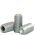 M16-2.00 x 50 mm Socket Set Screws, Cup Point, Metric Class 45H, Zinc-Bake Cr+3, Coarse (UNC), Alloy Steel, ISO 4029 / DIN 916, Qty 50