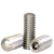 #10-24 x 3/16" Socket Set Screws, Oval Point, 18-8 Stainless Steel, Coarse (UNC), Qty 100
