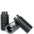 1/4"-20 x 1/4" Socket Set Screws, 1/2 Dog Point, Thermal Black Oxide, Coarse (UNC), Alloy Steel, Qty 100