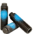 5/16"-18 x 3/8" Socket Set Screws, 1/2 Dog Point, Nylon-Patch Thermal Black Oxide, Coarse (UNC), Alloy Steel, Qty 100