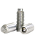 #10-24 x 3/16" Socket Set Screws, 1/2 Dog Point, 18-8 Stainless Steel, Coarse (UNC), Qty 100