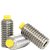 1/4"-28 x 3/8" Socket Set Screws, Nylon-Tip, 18-8 Stainless Steel, Fine (UNF), Qty 100