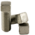 1/2"-13 x 2" Square Head Set Screws, Cup Point, 18-8 Stainless Steel, Coarse (UNC), Case Hardened, Qty 50