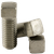 1/2"-13 x 2 1/2" Square Head Set Screws, Cup Point, 18-8 Stainless Steel, Coarse (UNC), Case Hardened, Qty 50