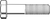 5/8"-18 x 1 3/4" Hex Cap Screws, Grade 2, Zinc Cr+3, Full Thread, Qty 25