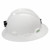 MSA 815009 Hat V-Gd/Lamp Brkt & Cord Holder White