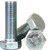 7/8"-14 x 7" Hex Cap Screws, Grade 5, Zinc Cr+3, Partial Thread, Fine (UNF), Medium Carbon Steel, Qty 10