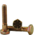 7/16"-20 x 3/4" Hex Cap Screws, Grade 8, Zinc-Yellow Cr+6 Bake, Full Thread, Fine (UNF), Import, Qty 100