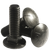 5/8"-11 x 2 1/2" Carriage Bolts, Grade 5, Plain Finish, Full Thread, Coarse (UNC), Qty 10