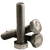 5/8"-11 x 6" Hex Tap Bolts, Grade A, Full Thread, Plain Finish, Coarse (UNC), Low Carbon Steel, A307, Qty 75