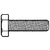 1/2"-13 x 1 1/2" Hex Tap Bolts, Grade A, A307, Hot-Dipped Galvanized HDG, Full Thread, A307, Qty 50