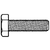 3/4"-10 x 4" Hex Tap Bolts, Grade A, A307, Hot-Dipped Galvanized HDG, Full Thread, A307, Qty 70
