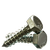 5/16"-9 x 1 1/2" Hex Lag Screws, Zinc Cr+3, Low Carbon Steel, Qty 100