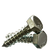 5/8"-5 x 5" Hex Lag Screws, Zinc Cr+3, Low Carbon Steel, Qty 25