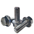 5/16"-18 x 4" Flange Screws w/ Wax , Serrated, Hex Head, 18-8 Stainless Steel, Full Thread, Qty 100