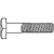 7/8"-9 x 3" Square Head Bolts, Hot-Dipped Galvanized HDG, Partial Thread, Qty 90