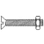 3/16"-24 x 3" Stove Bolts w/ Machine Screw Nut, Slotted Round Head, Zinc Cr+3, Qty 100