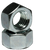 1"-14 Hex Nuts, Zinc Cr+3, Fine (UNF), Low Carbon Steel, Qty 25