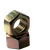 5/8"-11 Hex Nuts, Zinc-Yellow Cr+6, Coarse (UNC), Low Carbon Steel, Qty 50