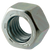 1"-8 Hex Nuts, Grade 8, Zinc-Bake Cr+3, Coarse (UNC), Alloy Steel, Qty 25