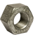 7/8"-9 Heavy Hex Nuts, Hot-Dipped Galvanized HDG, Grade 2H, Coarse (UNC), A194 / SA 194, Qty 25