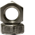 1 1/8"-12 Hex Jam Nuts, Grade A, A563, Plain Finish, Fine (UNF), Low Carbon Steel, Qty 10