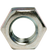 7/16"-14 Hex Jam Nuts, Grade A, A563, Zinc Cr+3, Coarse (UNC), Low Carbon Steel, Qty 100