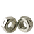 9/16"-18 Reversible Lock Nuts, Grade A, Zinc Cr+3, Low Carbon Steel, Qty 100