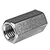 1/4"-20 x W 3/8" x L 7/8" Hex Coupling Nuts, 316 Stainless Steel, Qty 100