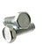 #10-24 x 1/4" Machine Screws, Unslotted Indented Hex Head, Zinc Cr+3, Full Thread, Coarse (UNC), Qty 100