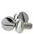 #6-32 x 5/8" Machine Screws, Slotted Binder Undercut, Zinc Cr+3, Full Thread, Coarse (UNC), Qty 100