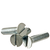 #10-32 x 5/16" Machine Screws, Slotted Flat Head, Zinc Cr+3, Full Thread, Qty 100