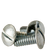 5/16"-18 x 1 1/2" Machine Screws, Slotted Truss Head, Zinc Cr+3, Full Thread, Qty 100