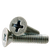 5/16"-18 x 4" Machine Screws, Phillips Flat Head, Zinc Cr+3, Full Thread, Qty 100