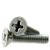 #10-32 x 2 3/4" Machine Screws, Phillips Flat Head, Zinc Cr+3, Full Thread, Qty 100