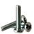 #4-40 x 3/4" Machine Screws, Phillips Pan Head, Zinc Cr+3, Full Thread, Qty 100