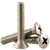 #4-40 x 1" Machine Screws, Phillips Oval Head, 18-8 Stainless Steel A2, Full Thread, Coarse (UNC), Qty 1000