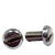 M5-0.80 x 60 mm Machine Screws, Slotted Pan Head, 18-8 Stainless Steel A2, Full Thread, DIN 85, Qty 100