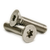 #8-32 x 3/8" Machine Screws, Torx Drive Flat Head, T15 Drive 6-Lobe, 18-8 Stainless Steel A2, Full Thread, Qty 1000