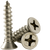 #4 x 1/2" Self-Tapping Screws, Phillips Flat Head, Type A, 18-8 Stainless Steel, Full Thread, Qty 1000