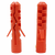 M8 x 40mm Mungo Nylon Plug Anchor, MN, Qty 100, For Drywall, Brick, and Stone Purposes