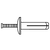 1/4" x 3" Nylon Nail Anchor, Mushroom Head, Qty 100