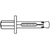 3/8" x 1 7/8" Sleeve Type Rod Hangers, Zinc, Qty 50