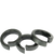1 1/2" Hi-Collar Split Lock Washers, Plain Finish, Medium Carbon Steel, Qty 10