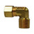 AMC 00069-1008 90 deg Elbow, 5/8 in Compression x 1/2 in Male NPTF, Brass