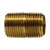 AMC 06112-06 Nipple, 3/8 in MPT x 3/8 in MPT, 1 in, Brass