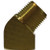 AMC 06124-06-001 45 deg Street Elbow, 3/8 in NPTF x 3/8 in NPTF, Brass