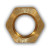 Midland Metal 111-6 MAF/USA Lock Nuts, MAF/USA PIPE, 3/8 Barstock Lock Nut, MAF/USA Brass Fittings